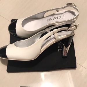 Chanel slingback shoes